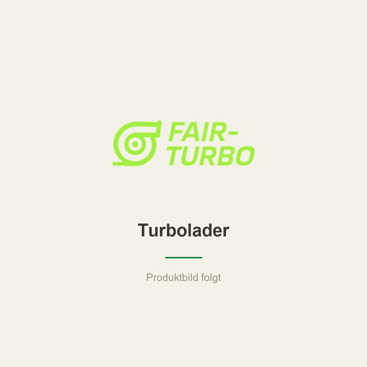 Turbolader-Komplettset DACIA DOKKER Kasten/Großraumlimousine Original Neu