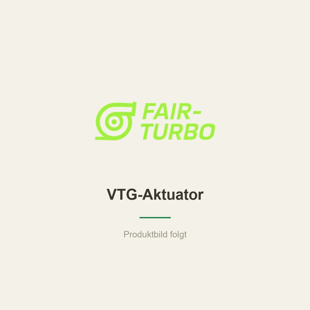 VTG-Aktuator / Stellmotor – OE 04L198716